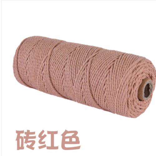 100m 4mm Woven String Twisted Cotton Rope Macrame Cord Braided String - Picture 19 of 33