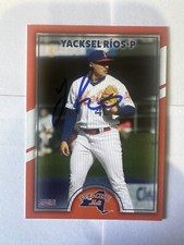 Yacksel Rios 2024 Syracuse NY Mets SIGNED Team Set Choice in person autographed