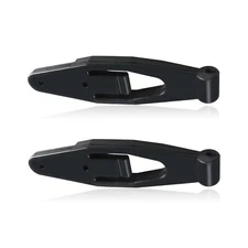 2x Hood Latch Base Strap Black for 87-01 Peterbilt 377 87-07 Peterbilt 378