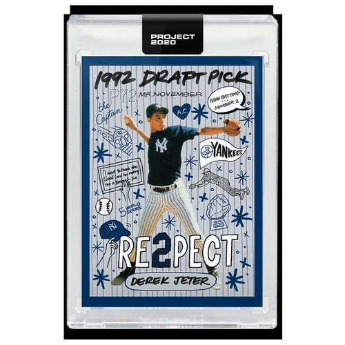 Topps PROJECT 2020 Card 251 - 1993 Derek Jeter by Sophia Chang (w/Box)IN HAND