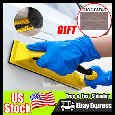 Adjustable Radius Flex Longboard Hand Sanding File Block Hand Grinder US