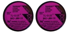 2  New Original TADIRAN TL-5135 3.6V 1700mah Lithium Inorganic Batteries