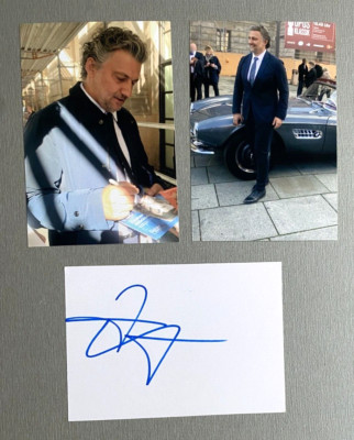 JONAS KAUFMANN  In-person signed  Briefkarte 10x15 Autogramm + Foto