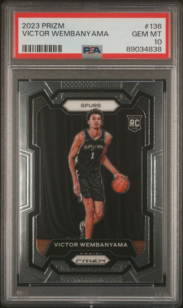 Victor Wenbanyama Rookie Card Victor Wembanyama RC 2023-24 Panini