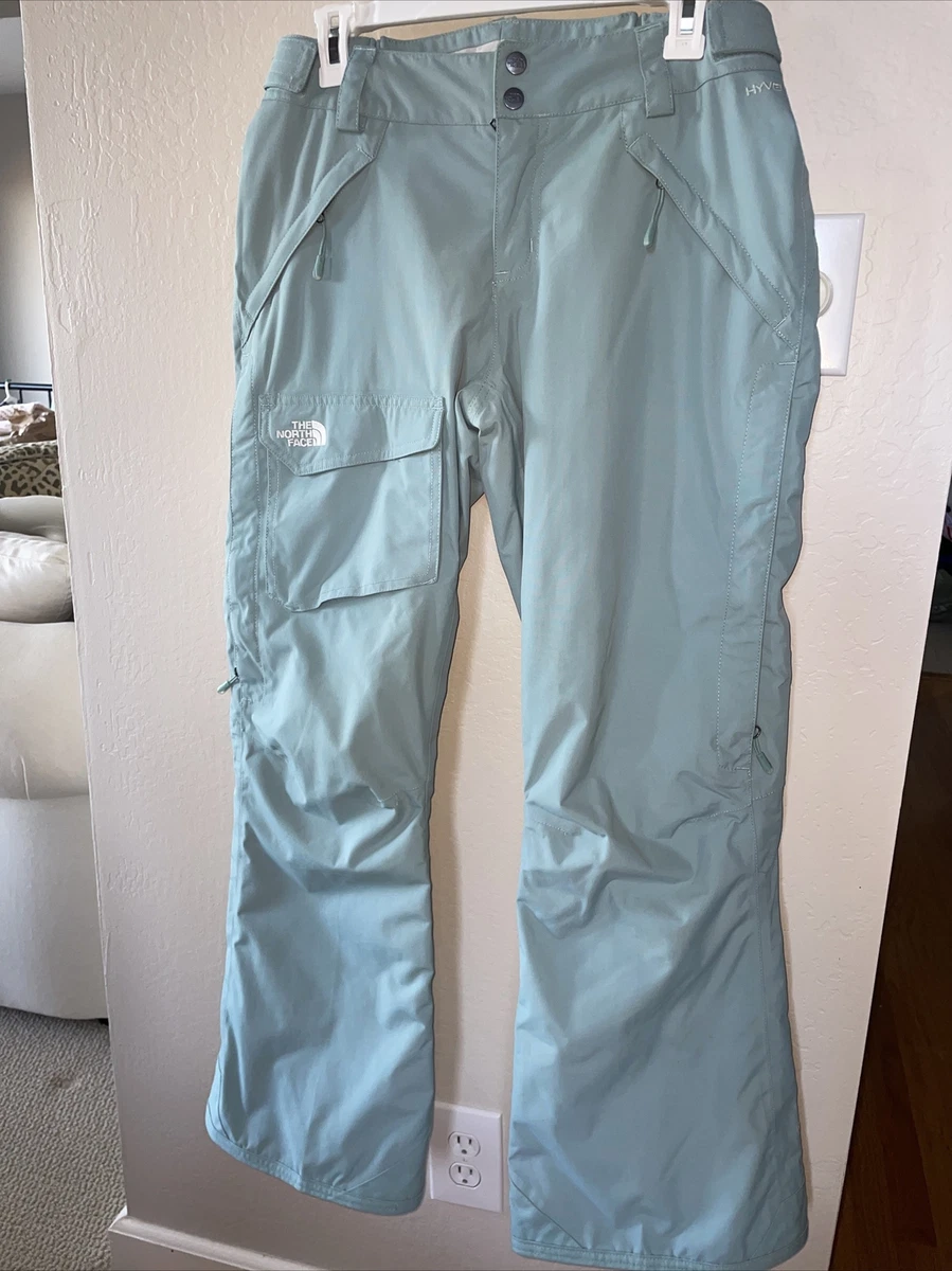 The north face womens insulated hyvent ski pants blue t150 t550 Snowboard  Medium