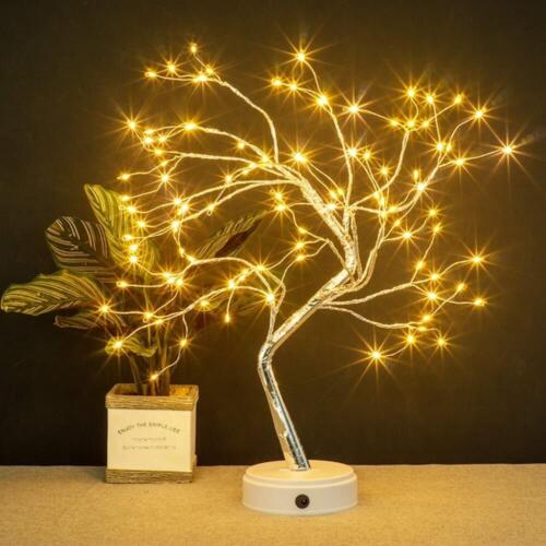 "20" LED Firefly Tree Lights Bonsai Decoration | USB/Battery Adjustable Branches