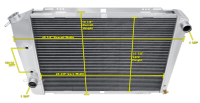 #ad AR Champion 3 Row Radiator for 1968 1969 Lincoln Continental V8 Engine #CC6869 $255.42