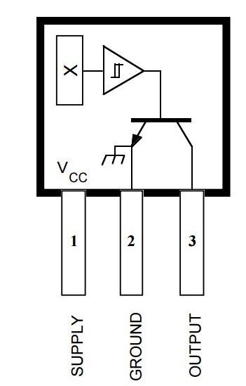 3x Allegro 44E SENSORE MAGNETICO EFFETTO HALL A44E A3144 3x Allegro 44E SENSORE MAGNETICO EFFETTO HALL A44E A3144