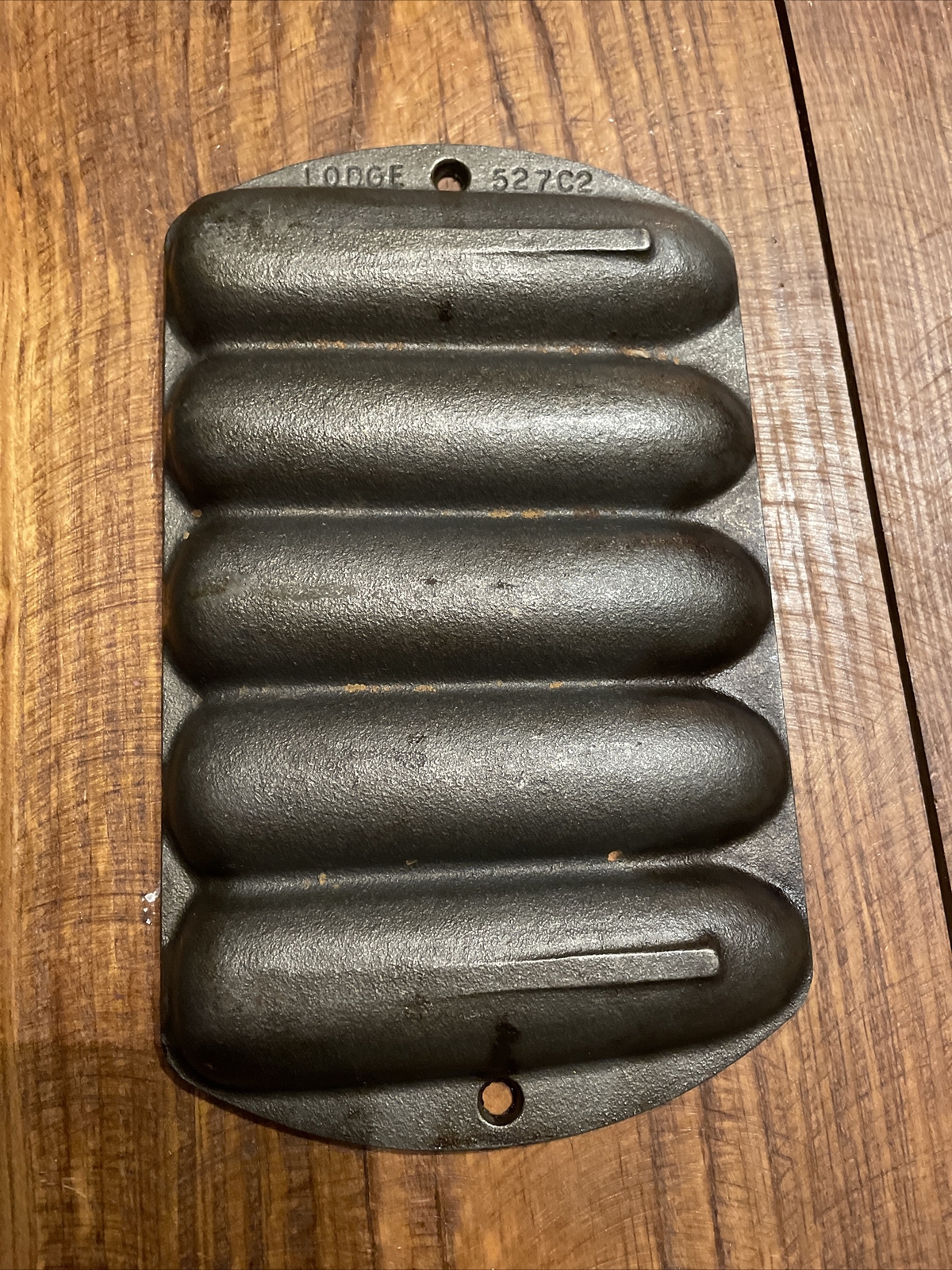 LOT OF 3 CAST IRON CORN BREAD STICK PAN LODGE 527C2 & 7C eBay