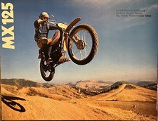 1975 Yamaha MX125B 4-page brochure-Vintage motocross LIT-11035-10-0 125MX