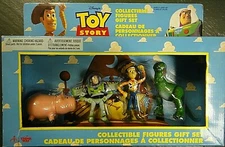 Toy Story Action Figure 4 pc Boxed Set (Buzz, Woody, Hamm & Rex) 1996