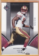 2006 ULTIMATE COLLECTION FOOTBALL ANTONIO BRYANT #167 49ERS NMMT/MINT *A11568