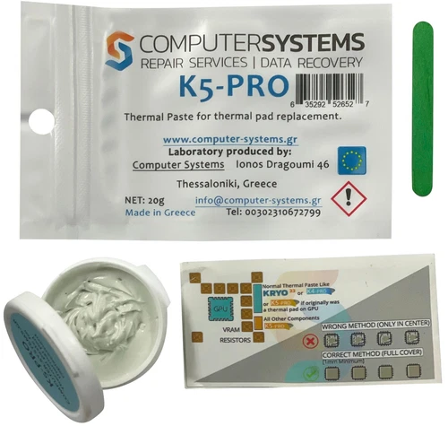 K5-PRO gummy thermal paste grease PS3 CECHAxx RAM thermal pad replacement 20g