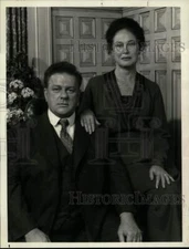 1979 Press Photo Charles Dunning with Colleen Dewhurst in "Studs Lonigan" on NBC