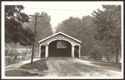 Dover-Foxcroft, Maine RPPC - Covered Wooden Bridge Real Photo Postcard