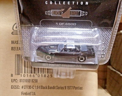 Greenlight Black Bandit Series 9 1977 Pontiac Firebird T/A Black 1
