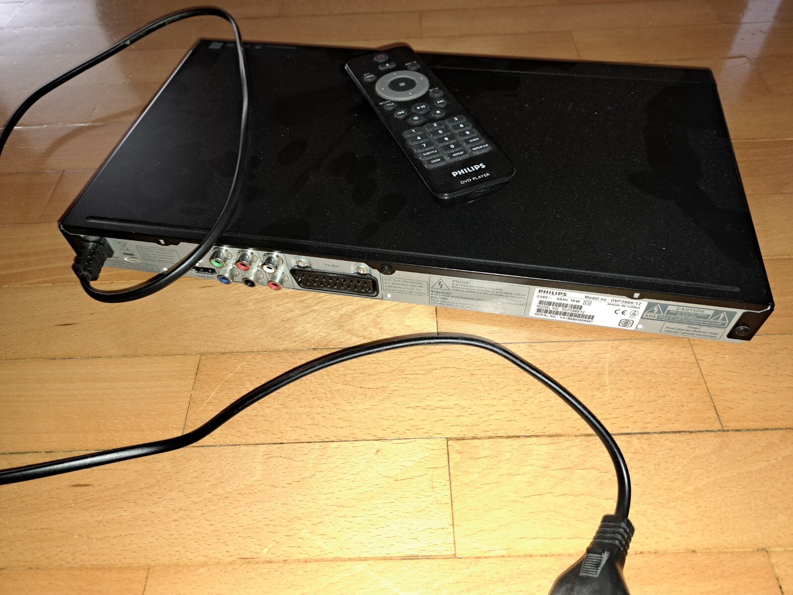 PHILIPS DVD Player DVP 3980 mit Fernbedienung gebraucht eBay