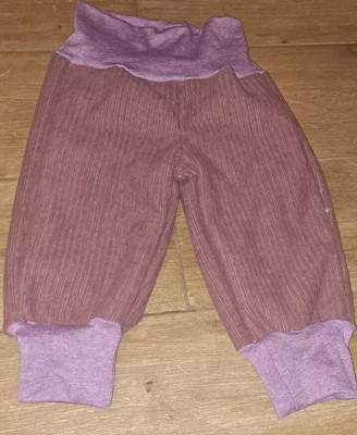 Kinderhose Cord mit Plüsch Handmade Neu