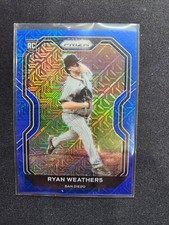 2021 Panini Prizm Baseball Ryan Weathers RC Blue Mojo Prizm /199 #20