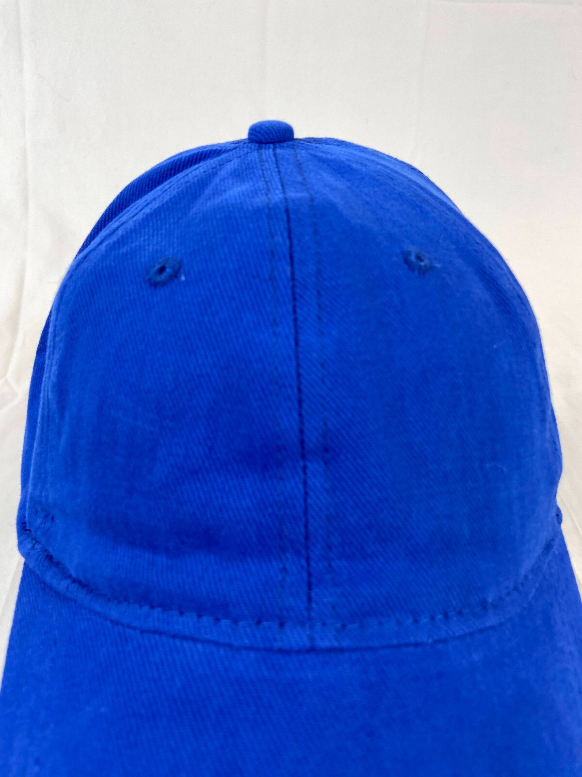 Solid Blue Baseball Cap Strapback Hat Casual Wear… - image 2