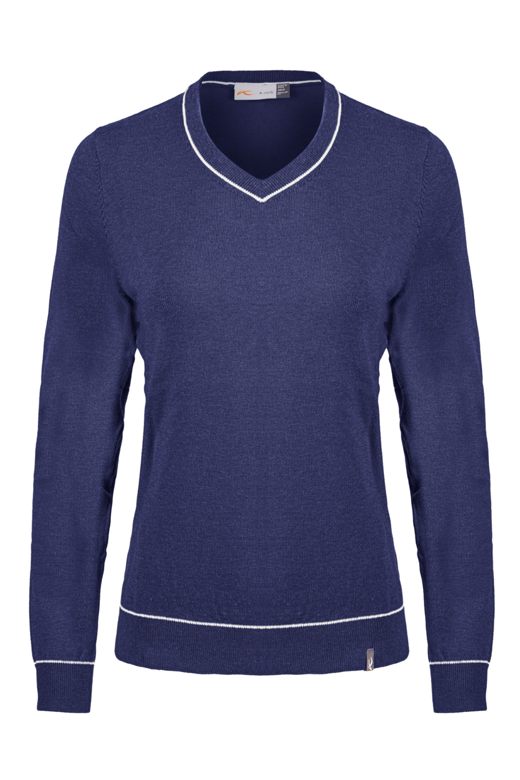 Пуловер с V-образным вырезом от KJUS Damen Kicki - Цвет: Синий Atlanta