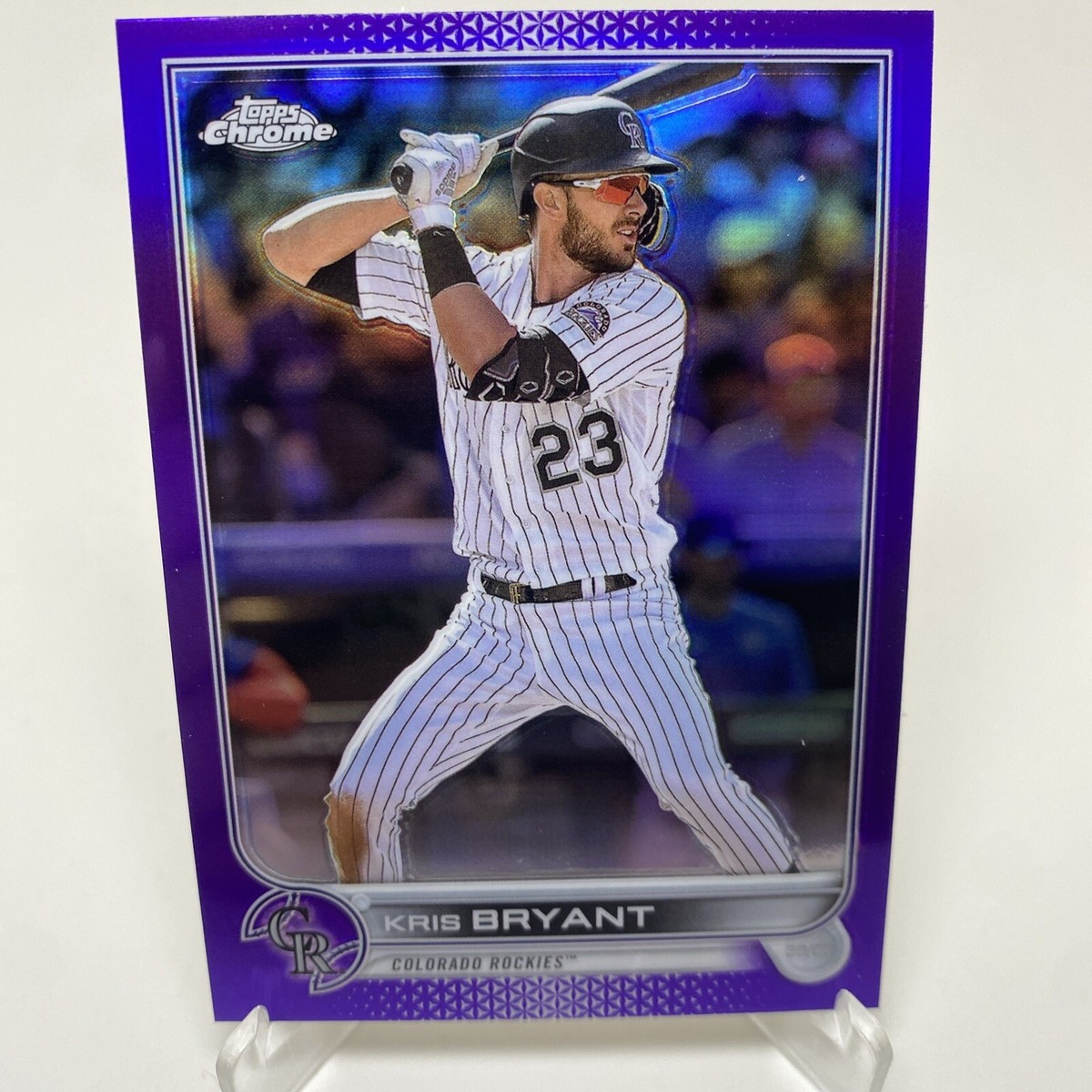 2022 Topps Chrome - Kris Bryant - PURPLE REFRACTOR - #USC63 | eBay