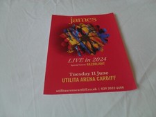 JAMES - Lovely colour tour flyer (MINT) special guests RAZORLIGHT