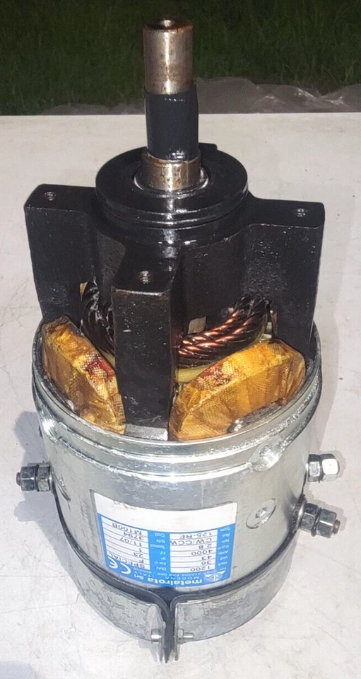 METALROTA, 125-RE, ELECTRIC PROPULSION MOTOR, 4000 RPM, 1200 WATT 36V, 43A,NEW - Image 2 of 4
