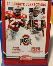 2017 - Panini Contenders Draft Picks - Collegiate Connections - Eddie - Zeke