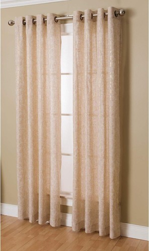 Miller Curtains Kailey Grommet Panel, 50″ x 84″, Gold - Picture 2 of 5