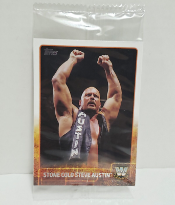 STONE COLD STEVE AUSTIN - 2015 Topps WWE Legends Promo Trading