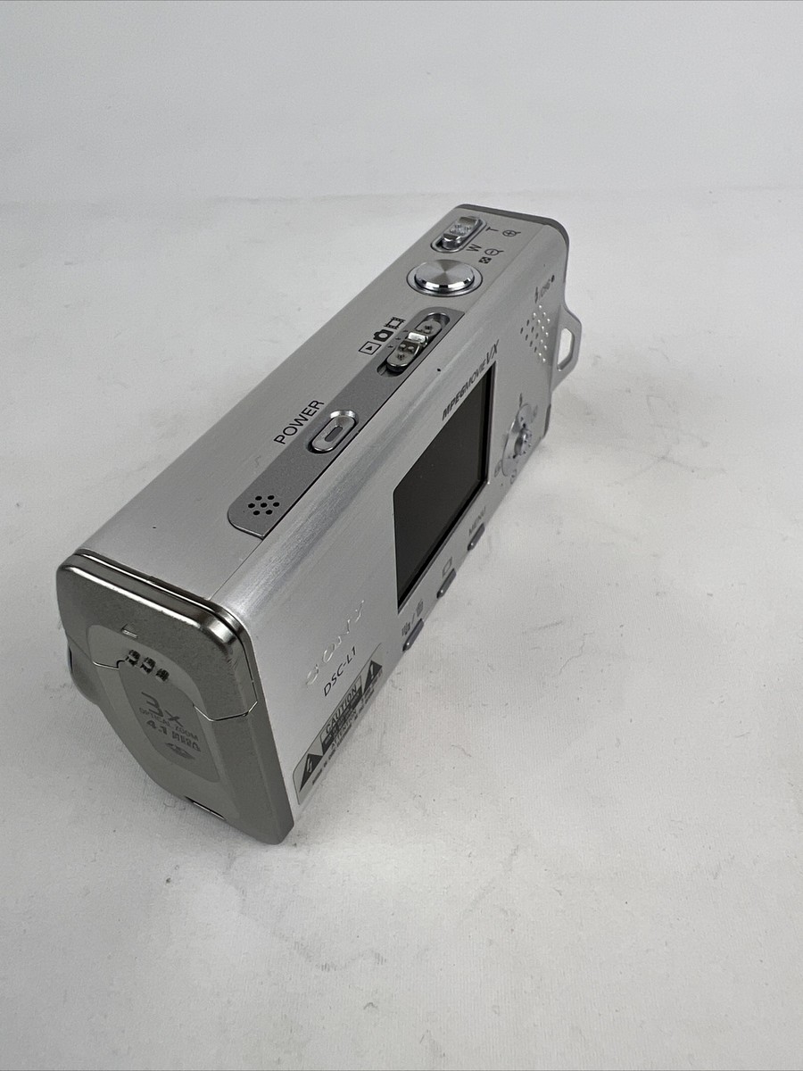 Sony Cyber-shot DSC-L1 4.1MP Digital Camera - Silver w/ 1GB Memory Stick Pro Duo