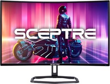 Sceptre Curved 32" FHD 1080p Gaming Monitor Up to 240Hz 1ms 99 C325B-FWD240 NEW