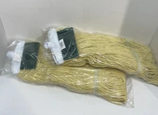 Yellow Mop Heads Grease Beater With Green Scrubber 2 Pack