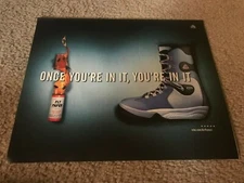 Vintage 2000 NIKE AIR PUMORI Shoe ACG Boots Poster Print Ad FLY PAPER RARE