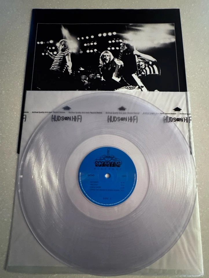 Scorpions-Blackout-Clear Vinyl 180 Gram-Reissue 2023-Special Edition. - Image 3 of 3