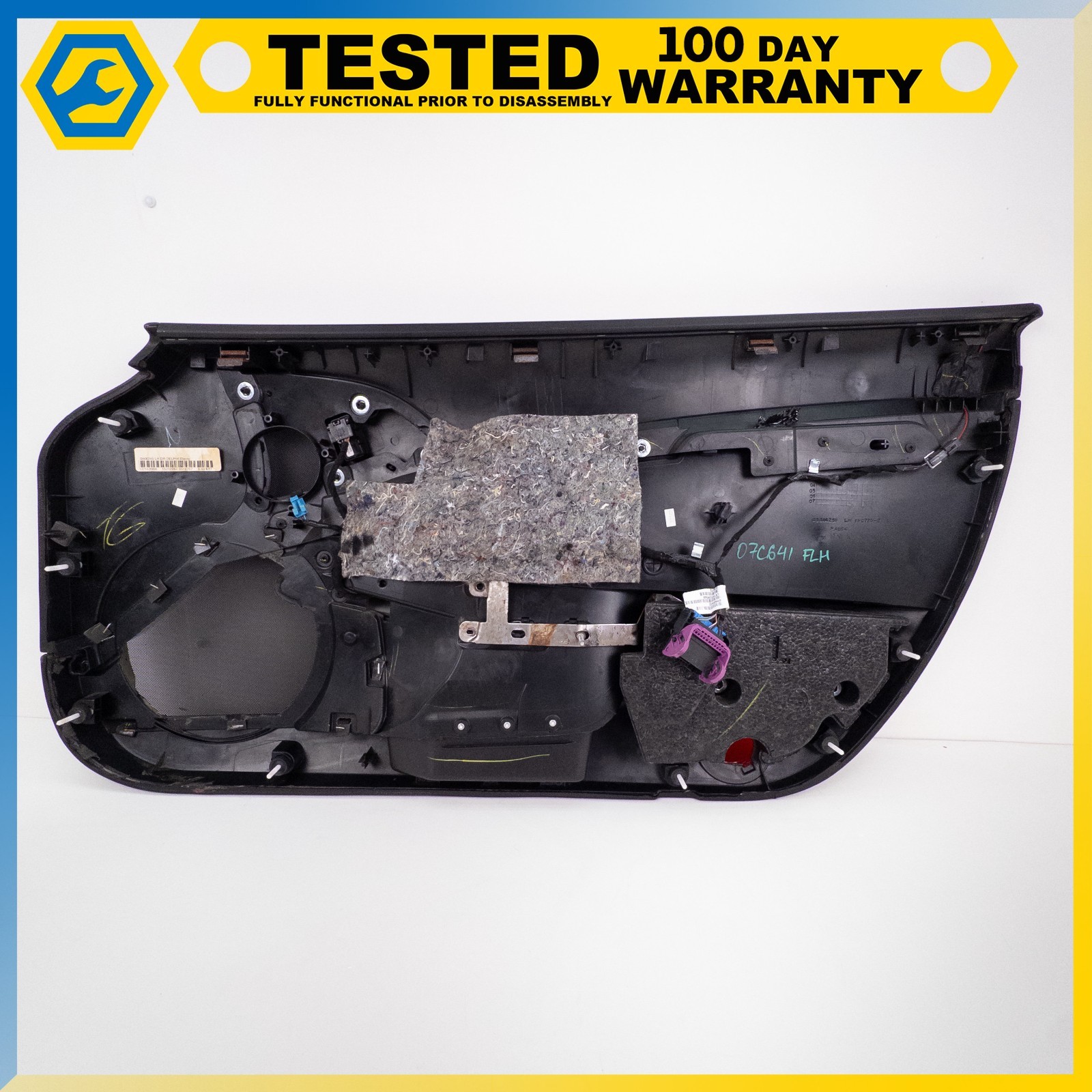 Chevrolet Corvette 2005-2013 Front Left Door panel Black