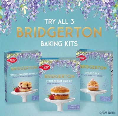3 PK - Betty Crocker Exclusive Bridgerton Lady Whistledown s Baking Kits