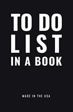 TO DO LIST IN A BOOK - Best To Do List to Increase Your Productiv