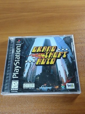 Grand Theft Auto (PS1, 1998) Black Label   No Poster   Tested