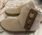 New UGG Classic Crochet Tall Knit Boots Sand Size 5  — photo 9