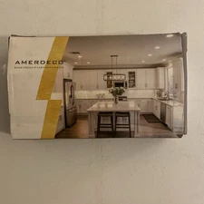 Amerdeco 10 Pack Brushed Gold Cabinet Knobs/Pulls - Model KD012