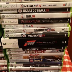 Video Game Lot Of 205 Mix , PS2, PSX, XBOX, & Xbox 360 Private collection EX 