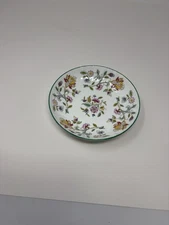 Minton Haddon Hall Green Trim Floral Swirl 6-1/2” Saucer / Bowl??