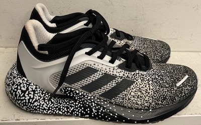 Adidas Mens Alphatorsion Running Sneakers Shoes Black White FV6140 Sz 9.5 Shoes
