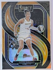 2025 Panini Select WNBA #133 Satou Sabally Orange Prizm #/125