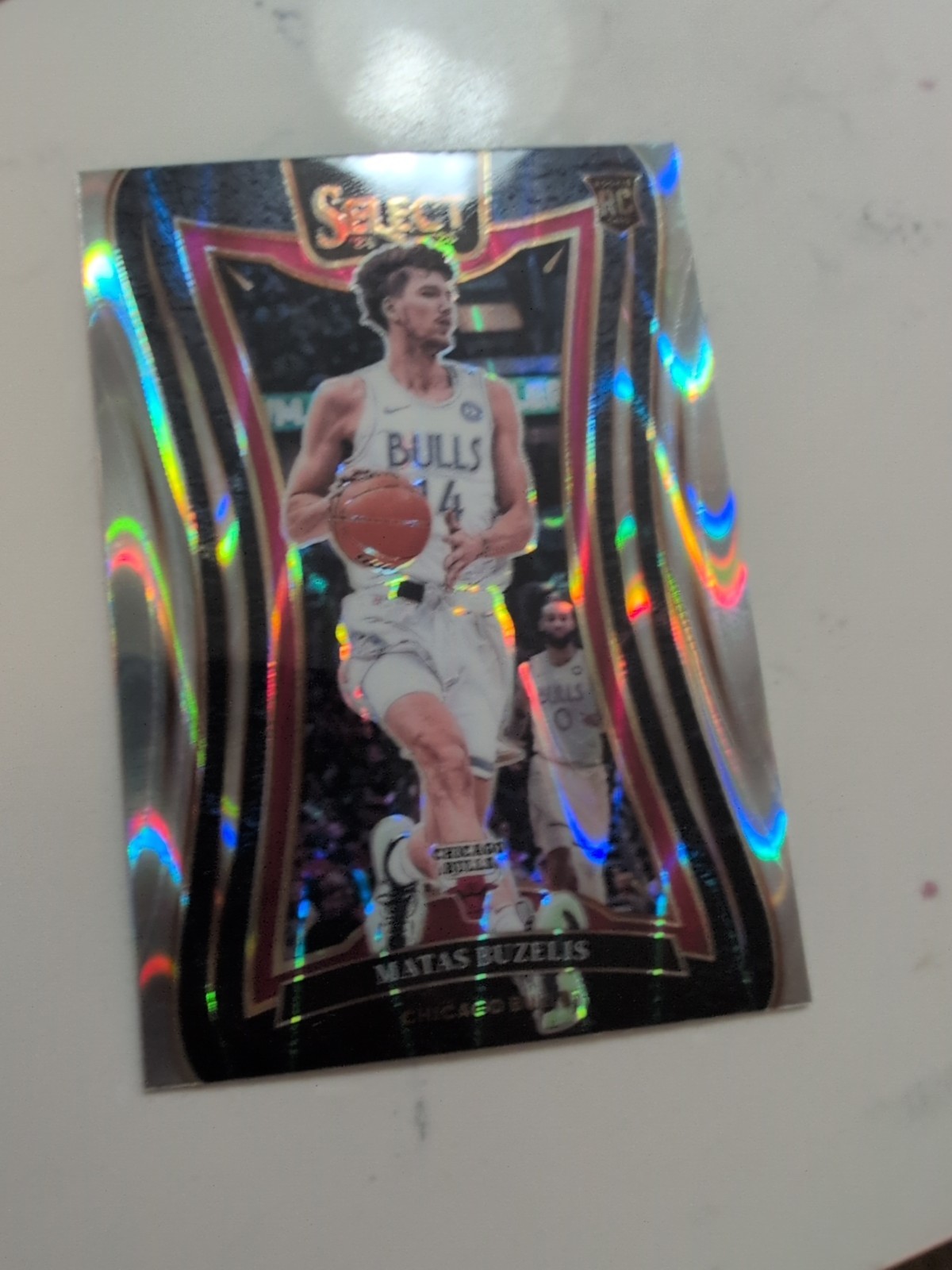 2024-25 Panini Select - Mezzanine Matas Buzelis #384 Tectonic Prizm (RC) Bulls