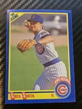 1990 Score - Greg Smith #614 (RC) Chicago Cubs 