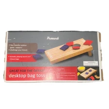 PROMARK Bean Bag Toss MINI Game Cornhole Set 10-7/16”x5-5/16 W/ 6 Bean Bags NOB