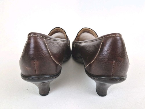 Sofft Brown Leather Loafers Croc Embossed Womens Size 8N - Bild 6 von 11